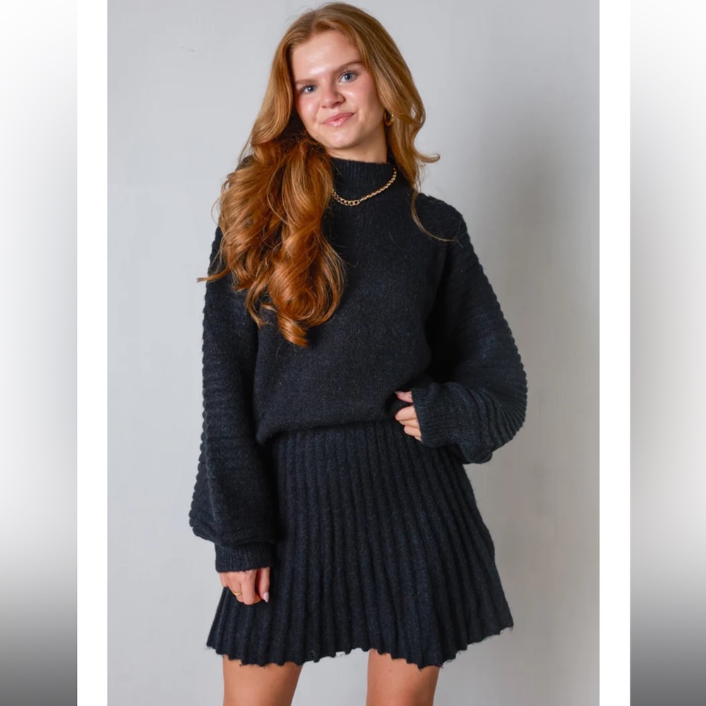 Sweater & Skirt Set